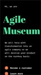 Mobile Screenshot of agilemuseum.com